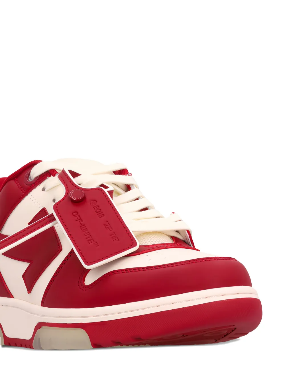 Off-white Out Of Office Sneakers In Red