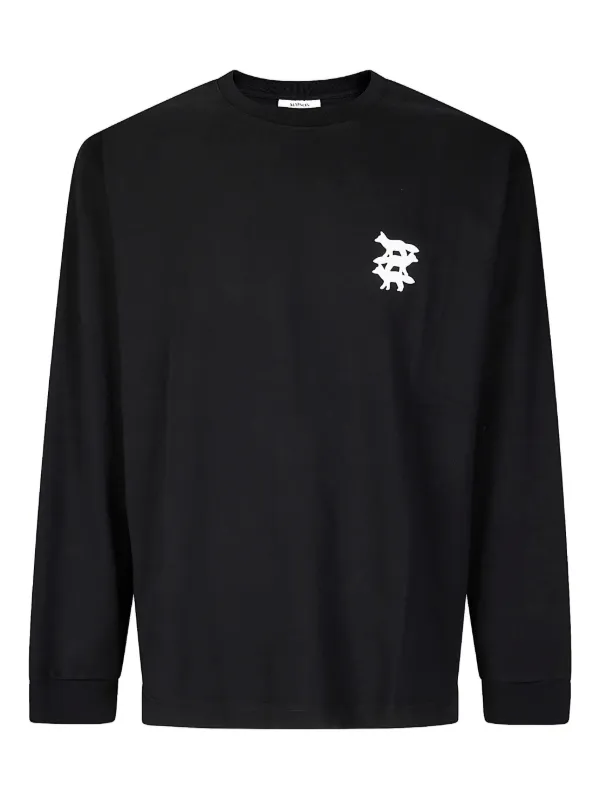 メゾンキツネLONG-SLEEVED SHIRTS MAISON KITSUNE（メゾン キツネ） 長袖Tシャツ FOX HEAD PATCH REGULAR トップス