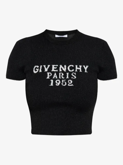 Givenchy ribbed cropped T-shirt