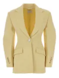Givenchy balloon-sleeve notched blazer - Yellow