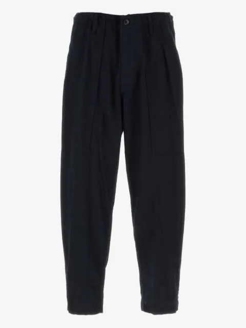 Yohji Yamamoto jeans  con bolsillos de parche