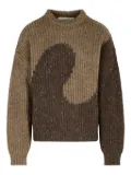 ERL two-tone long-sleeve sweater - Brown