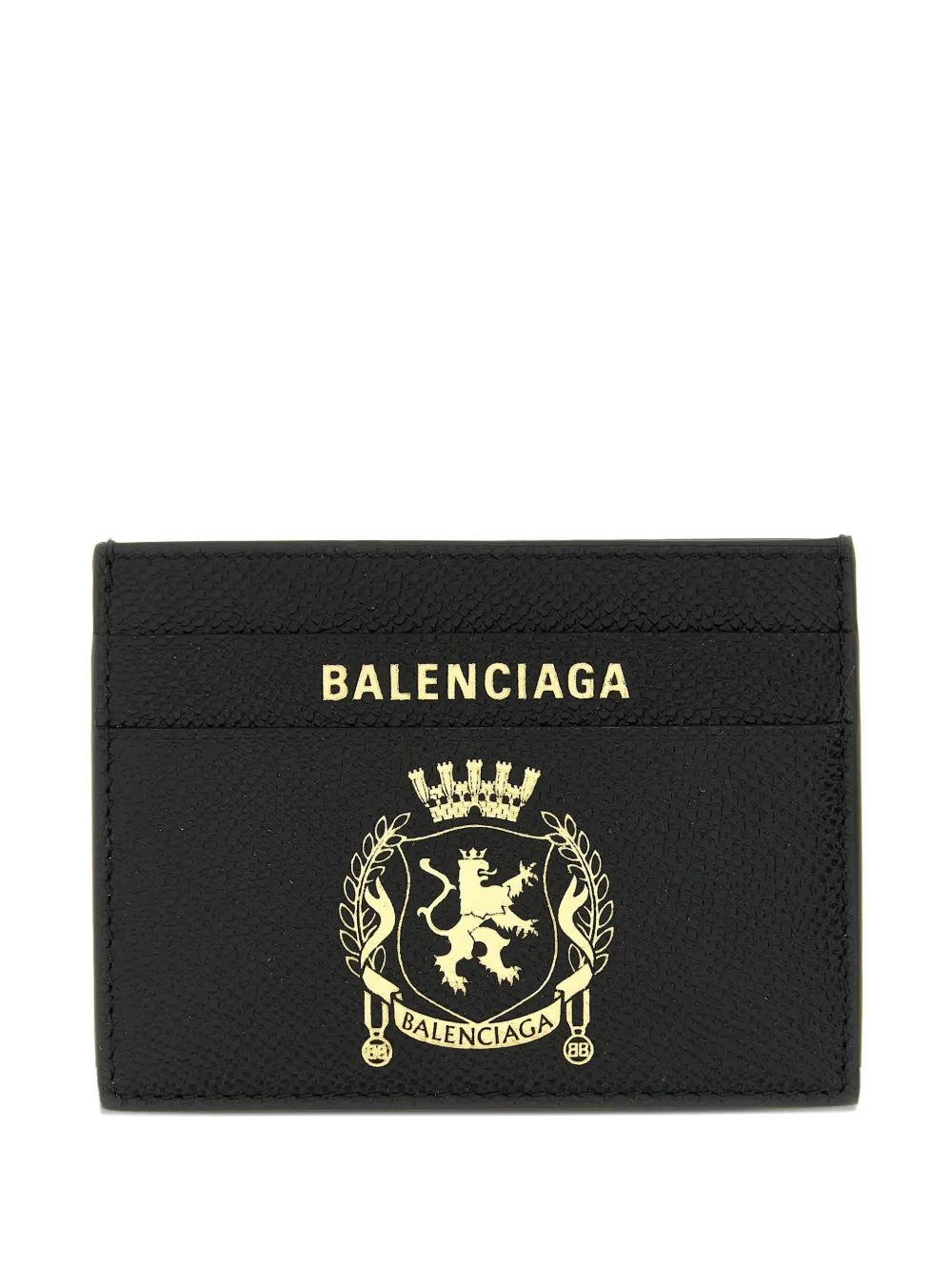 Balenciaga crest-print passport cardholder | أسود | Image 1
