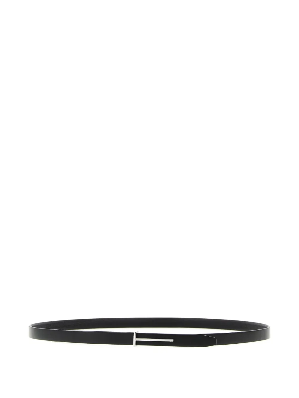 TOM FORD Riem met T-gesp - Zwart