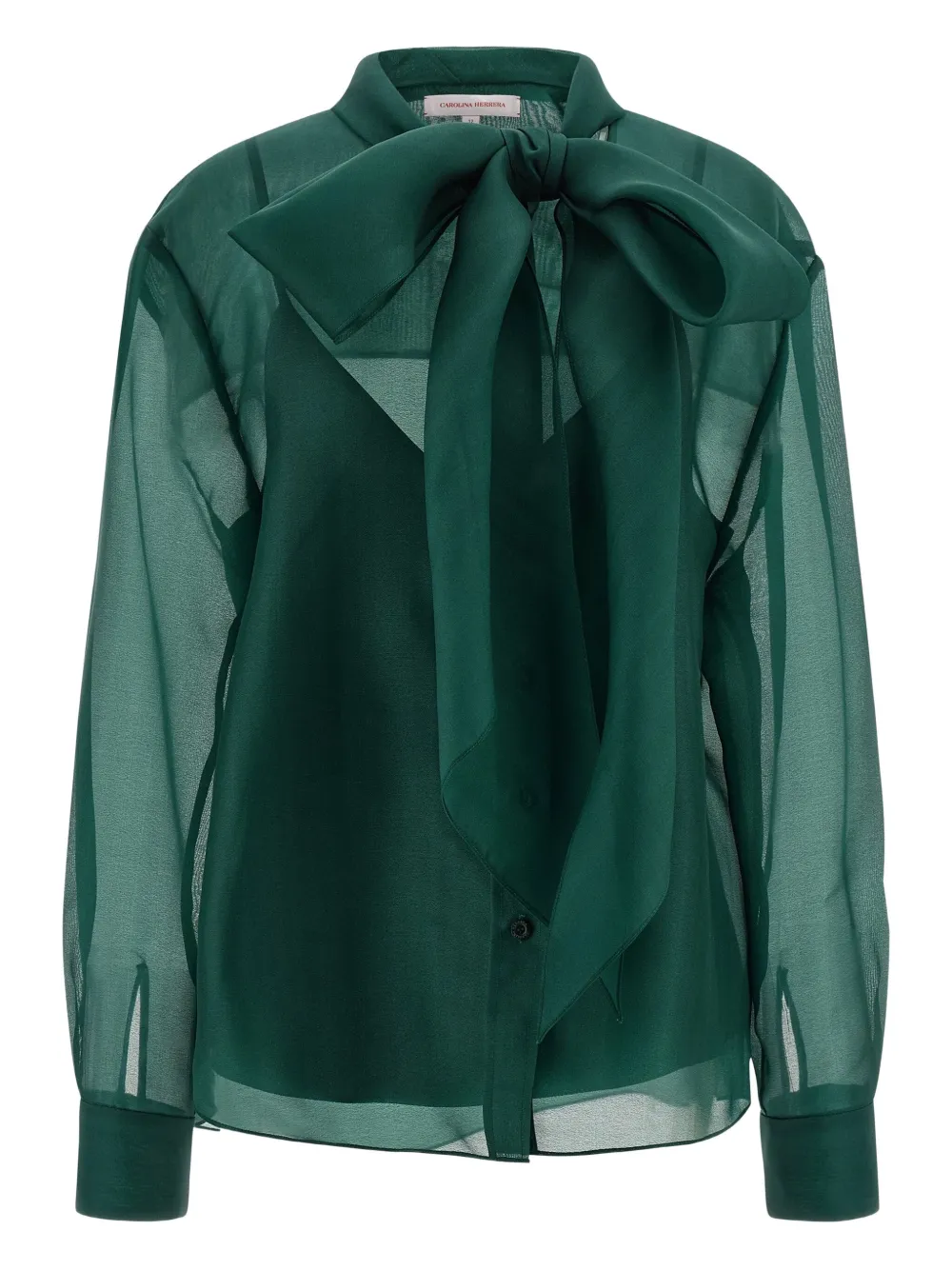 Carolina Herrera organza blouse | Green | Image 1