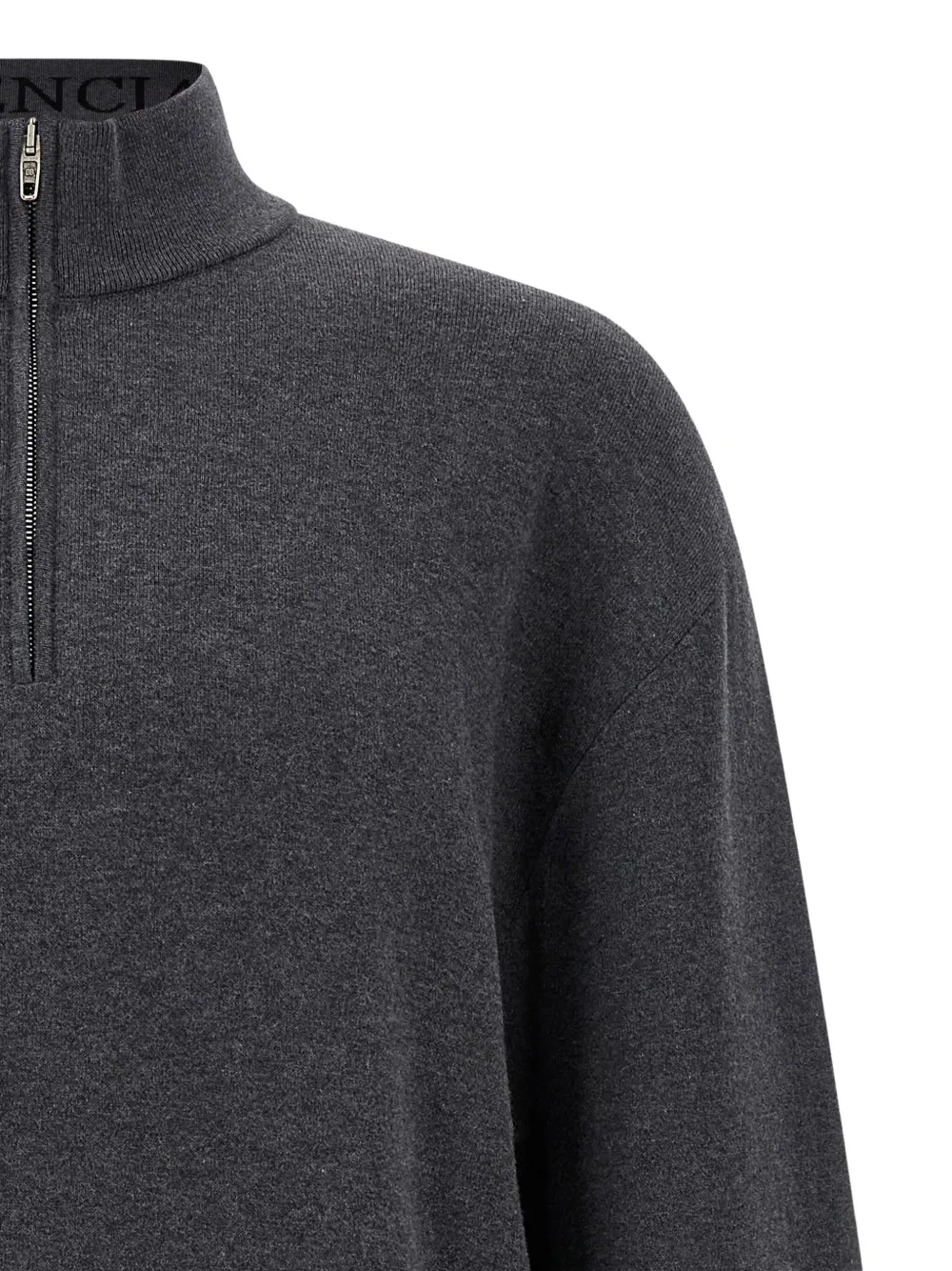 Balenciaga Trui met halve rits Zwart