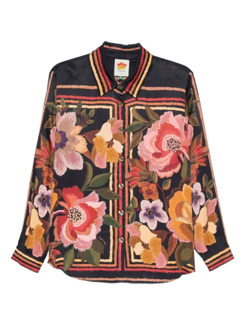 FARM Rio floral-print shirt