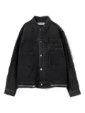 Undercover zip-detail denim jacket - Black