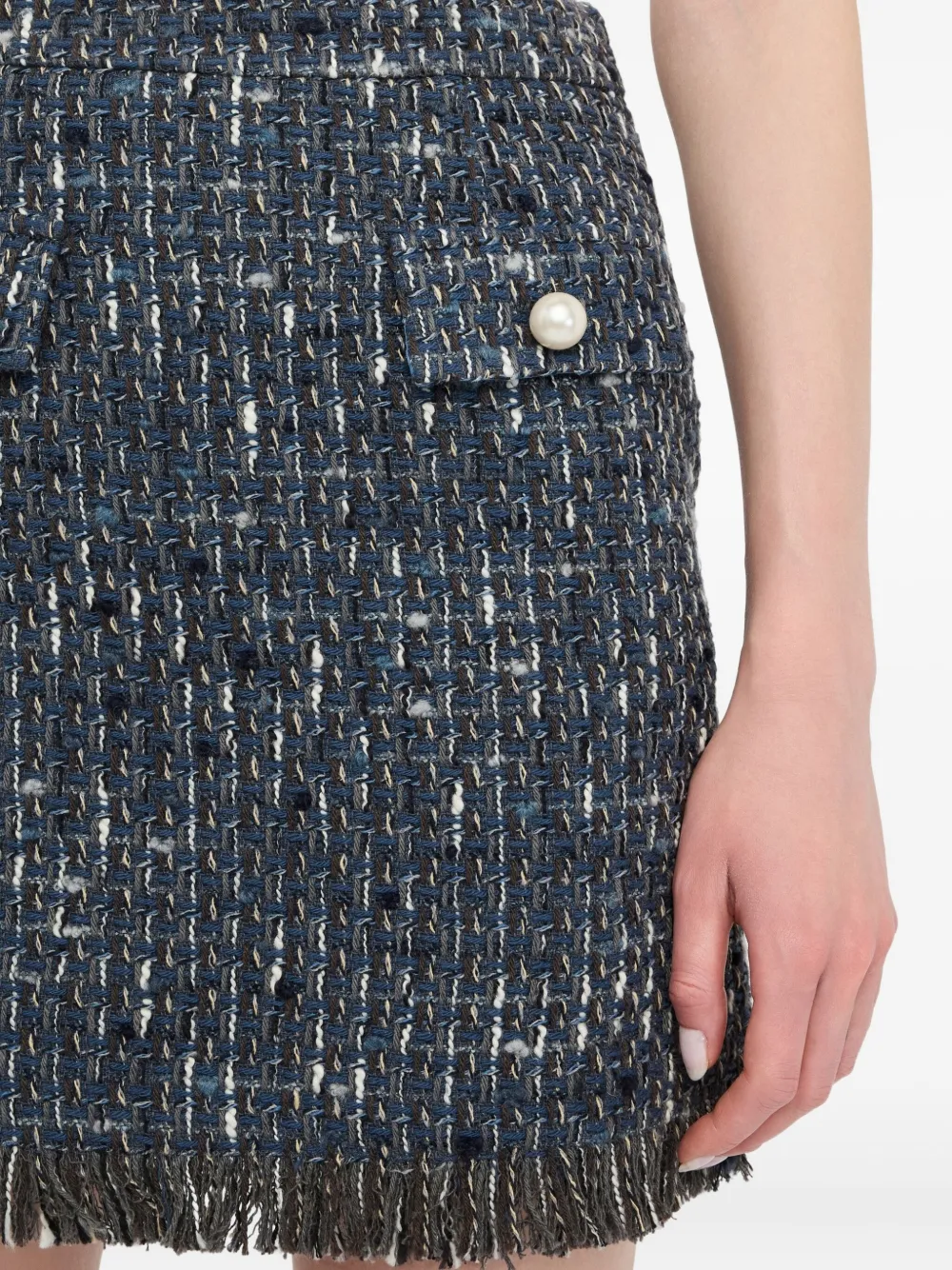 LIU JO Bouclé mini-rok Blauw