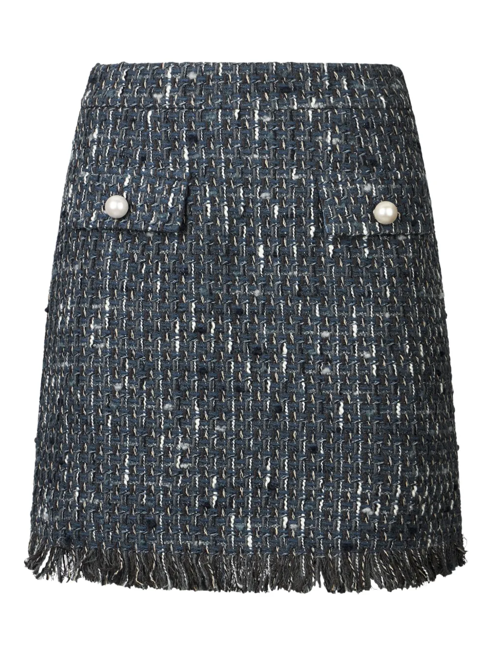 LIU JO bouclé miniskirt | Blue | Image 1