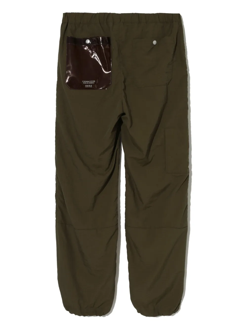 Undercover contrast-pocket cargo pants - Groen