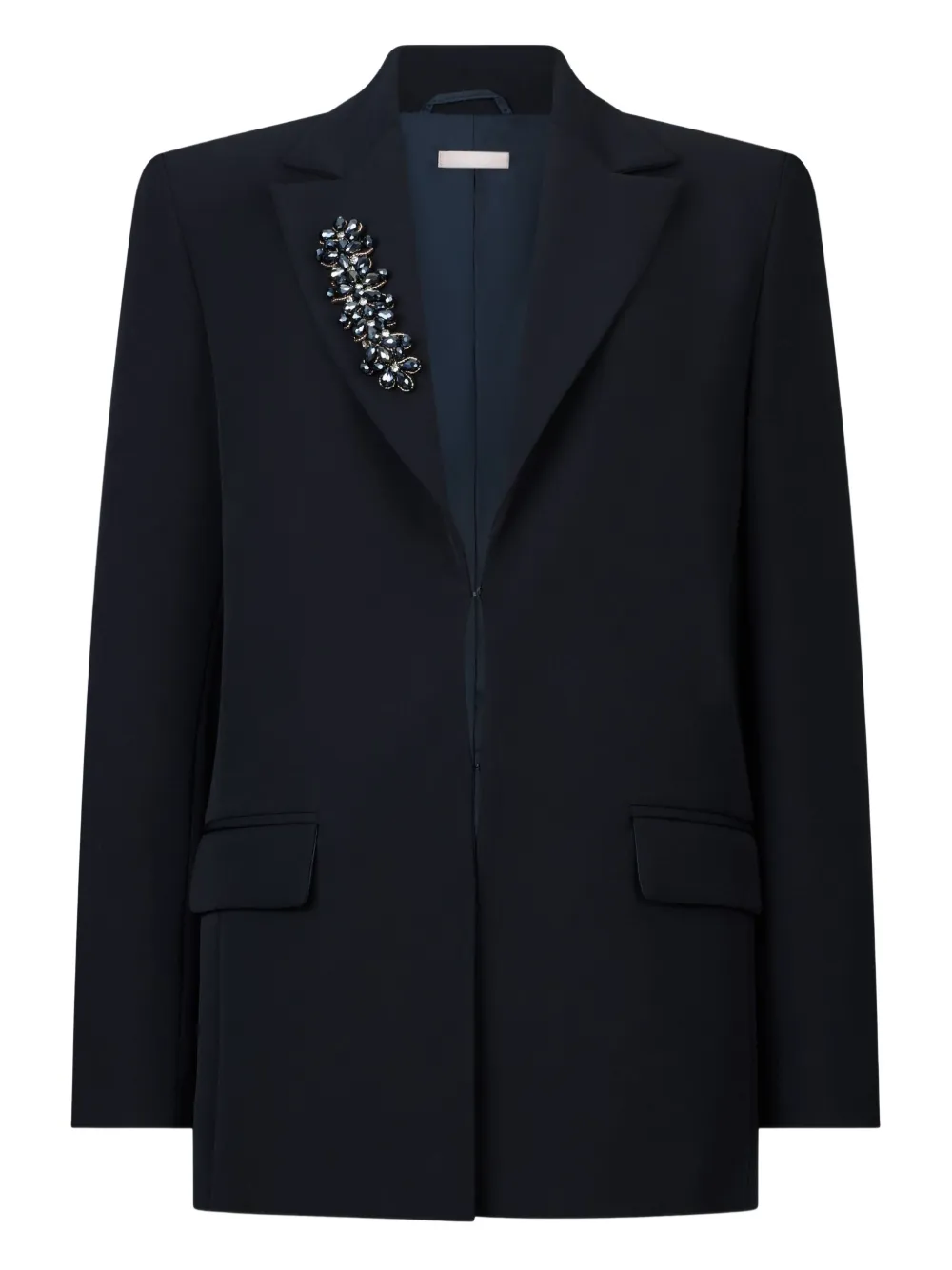 Liu •jo Embellished Blazer In Blue