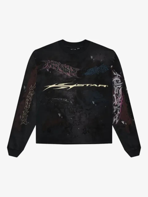 HELLSTAR Graffiti long-sleeved T-shirt