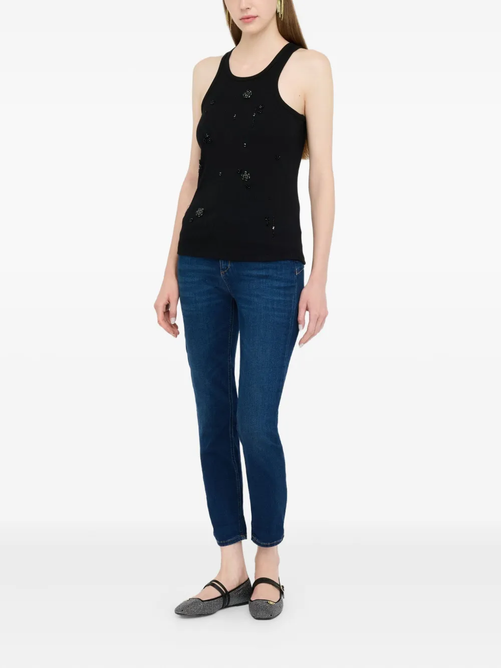 LIU JO embellished tank top | Vests & Tank Tops | Image 2