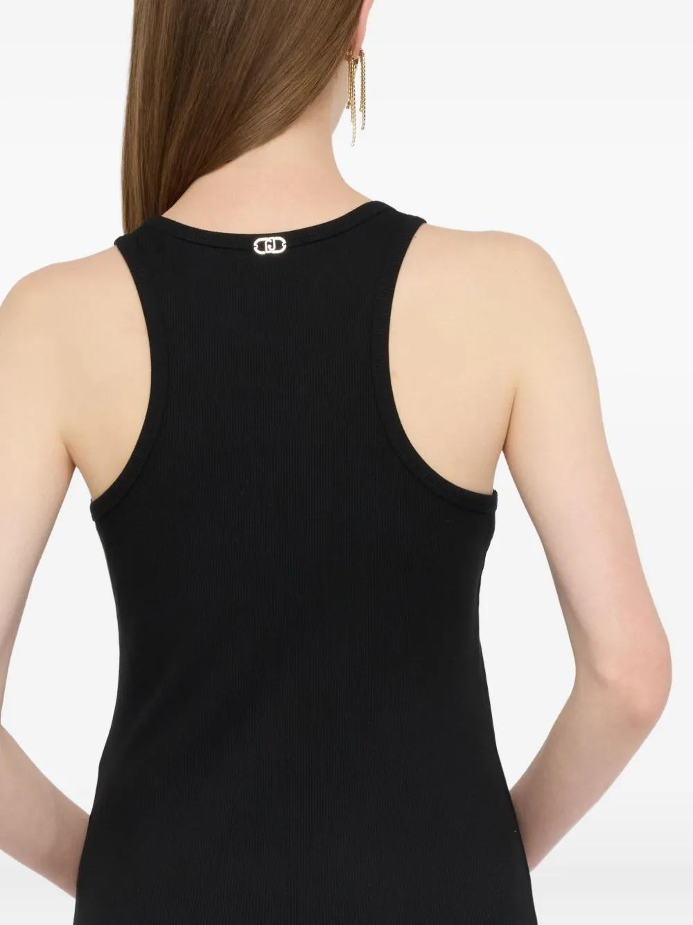LIU JO Verfraaide tanktop Zwart