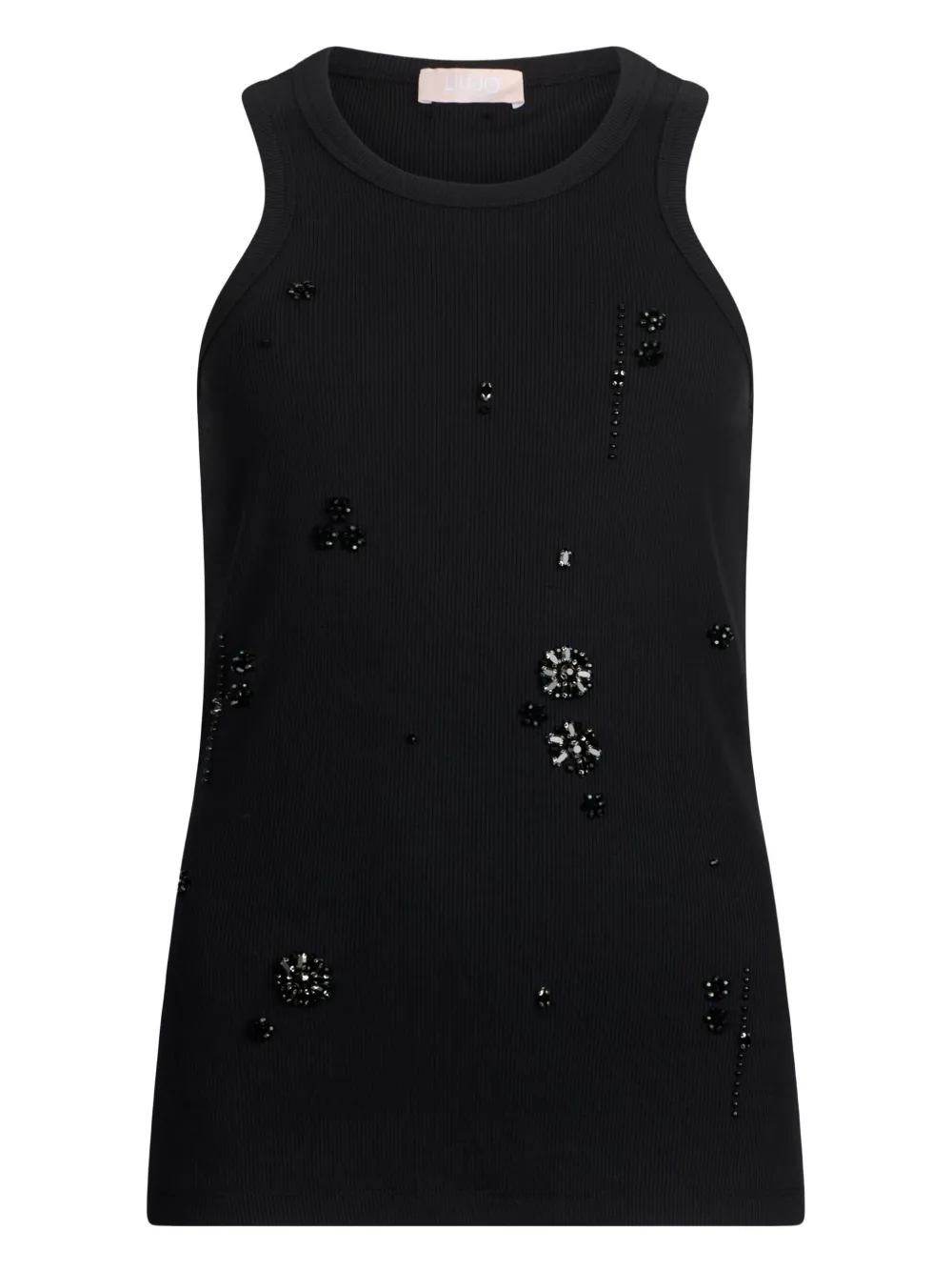 LIU JO embellished tank top | Black | Image 1