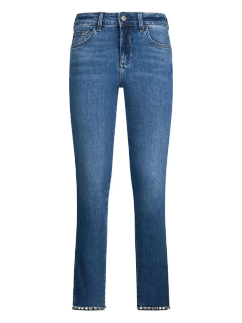 LIU JO skinny jeans con parche del logo