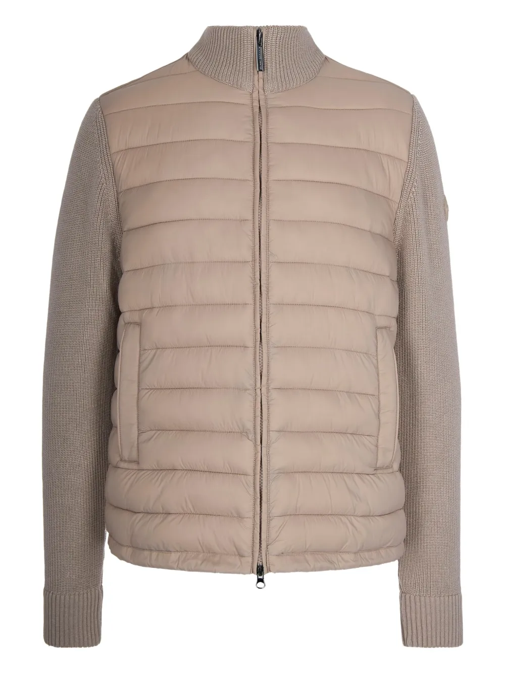 Colmar quilted knitted-panel jacket | Neutrals | Image 1