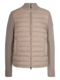 Colmar quilted knitted-panel jacket - Neutrals