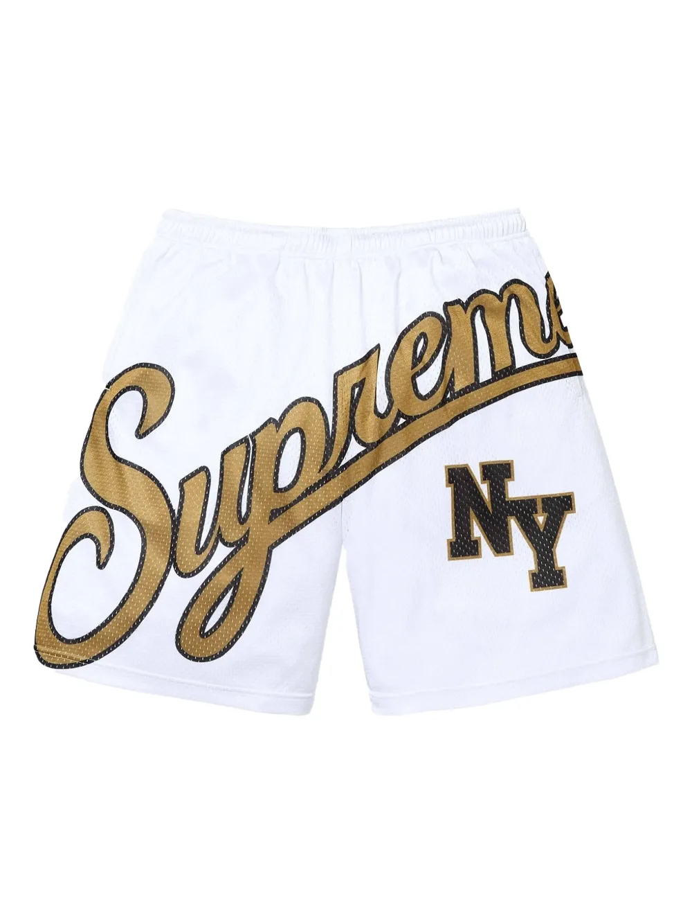 Supreme Big Script mesh shorts | White | Image 1