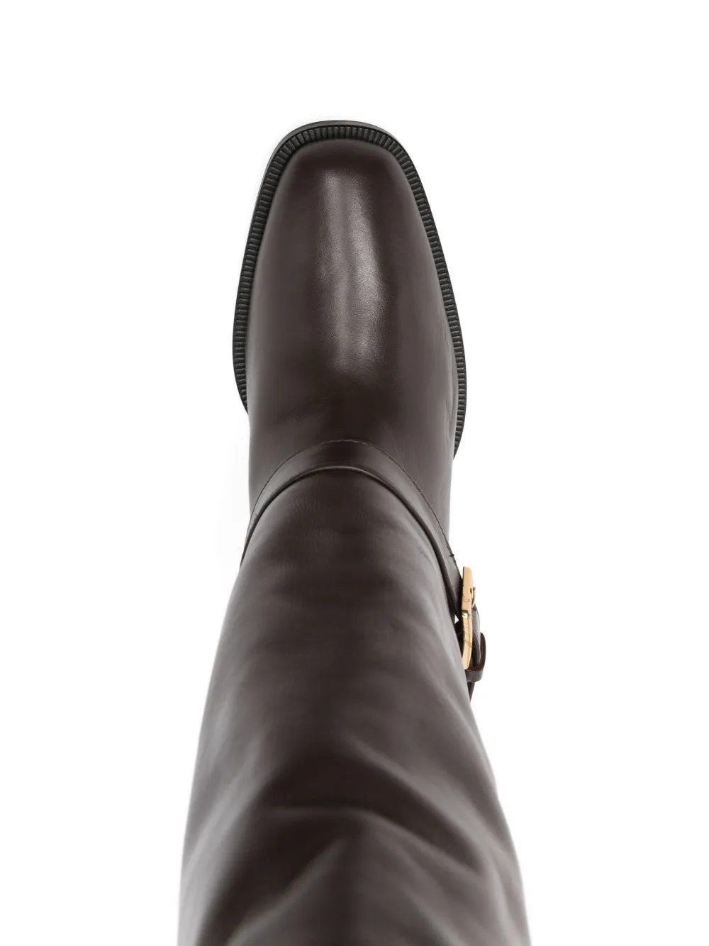 Evaluna Buckle-strap Boots In Brown