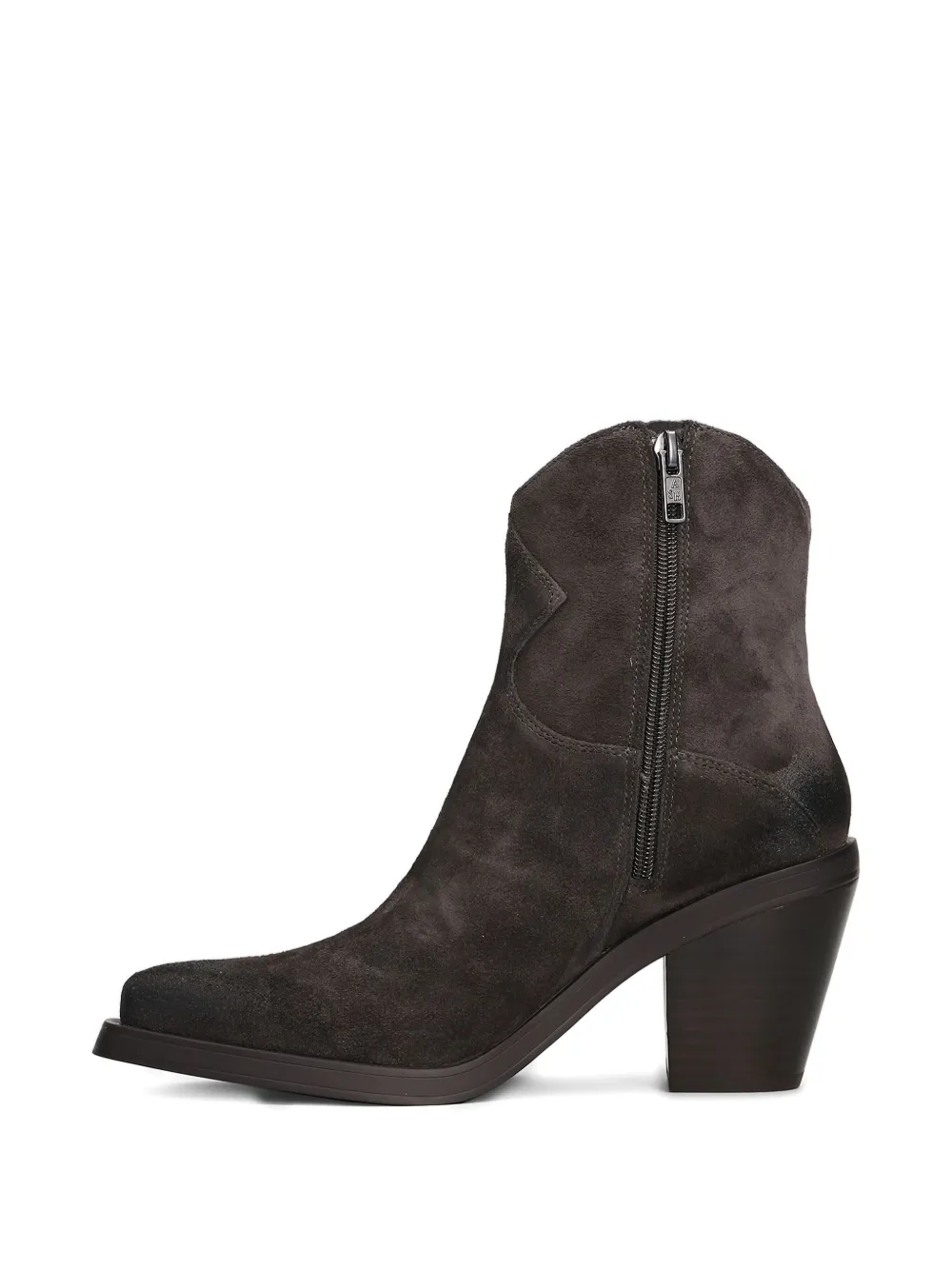 Ash Judy laarzen met Western-stijl en rits Bruin
