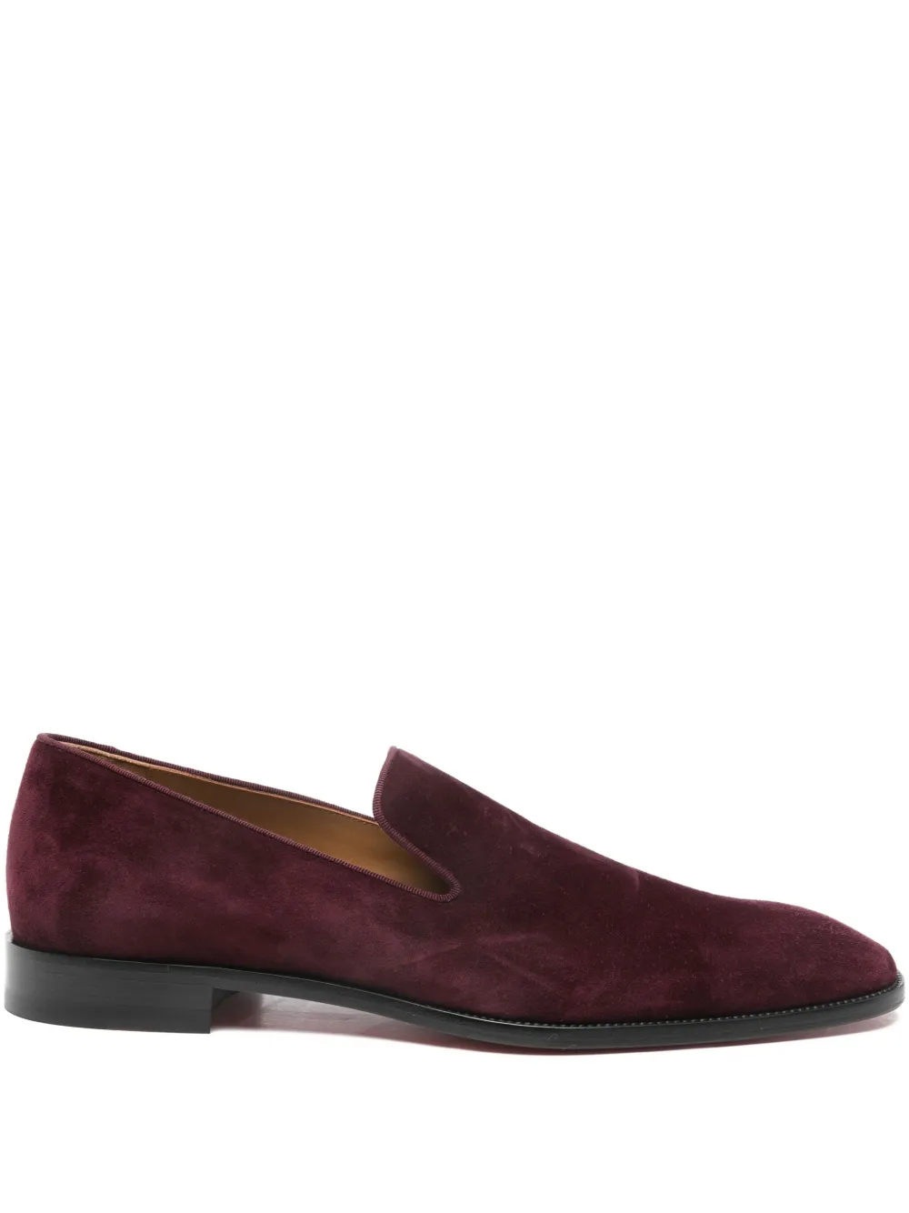 Christian Louboutin suede loafers | Red | Image 1