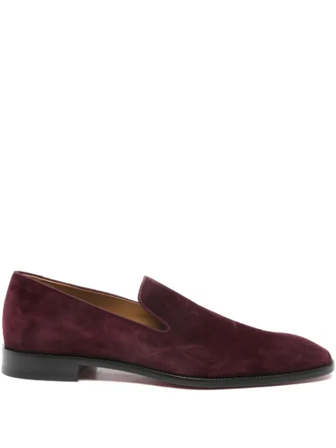 Christian Louboutin mocasines de gamuza