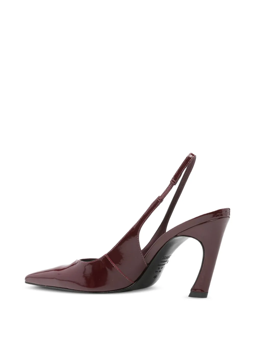 Schutz 90 mm slingback pumps met puntige neus Rood