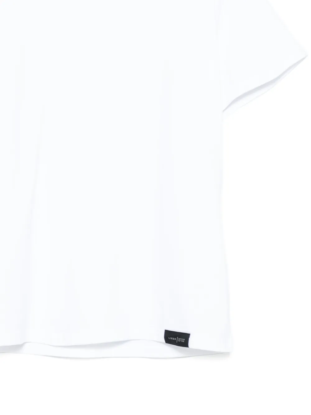 Low Brand T-shirt met ronde hals Wit