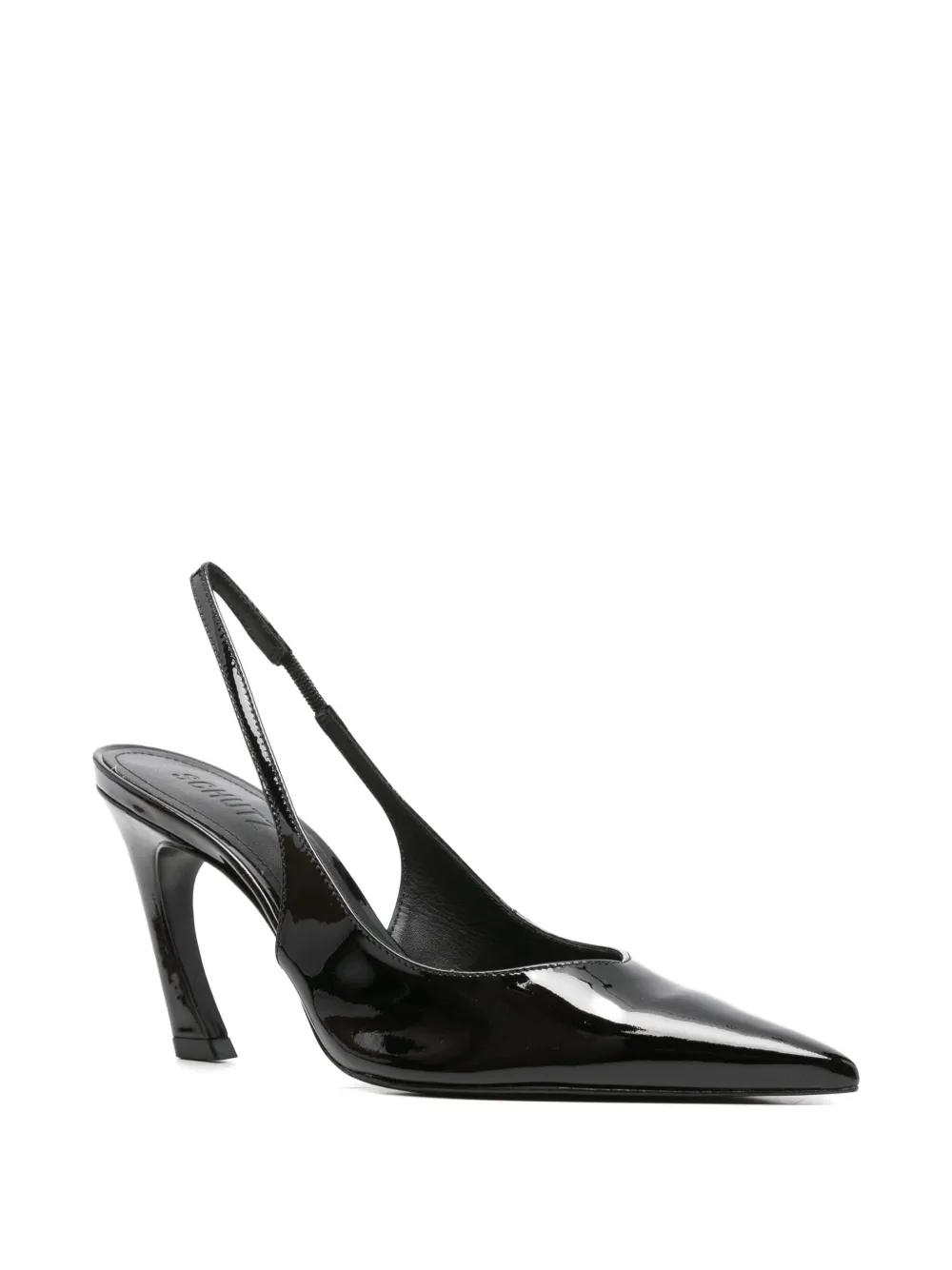 Schutz 90mm Pointed-toe Slingback Pumps In Black