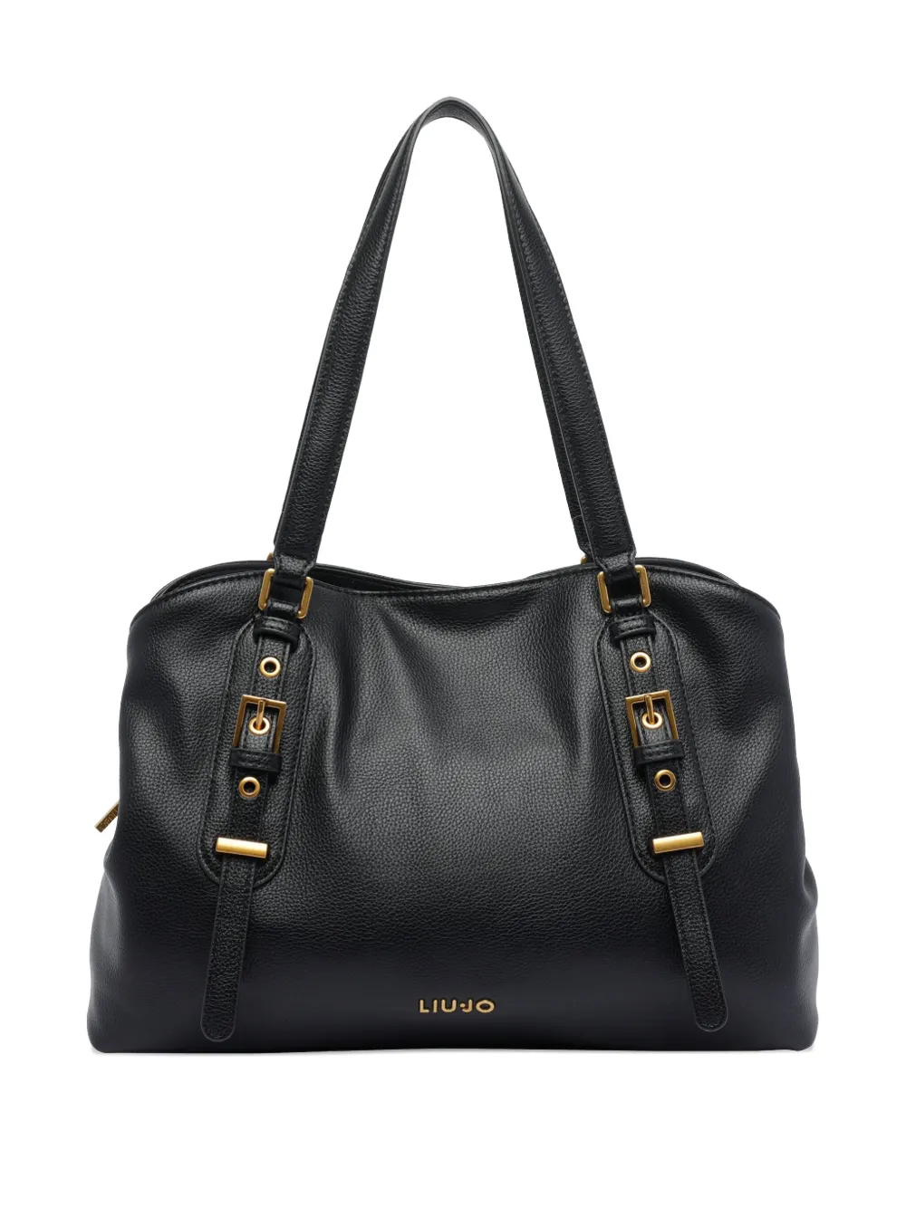 LIU JO buckle-detail shoulder bag | Black | Image 1