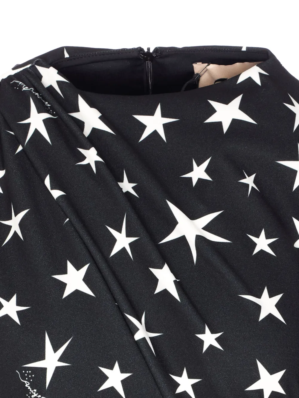 Aniye By Mini-jurk met lange mouwen en sterrenprint Zwart