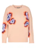 Essentiel Antwerp embroidered crew-neck sweater - Neutrals