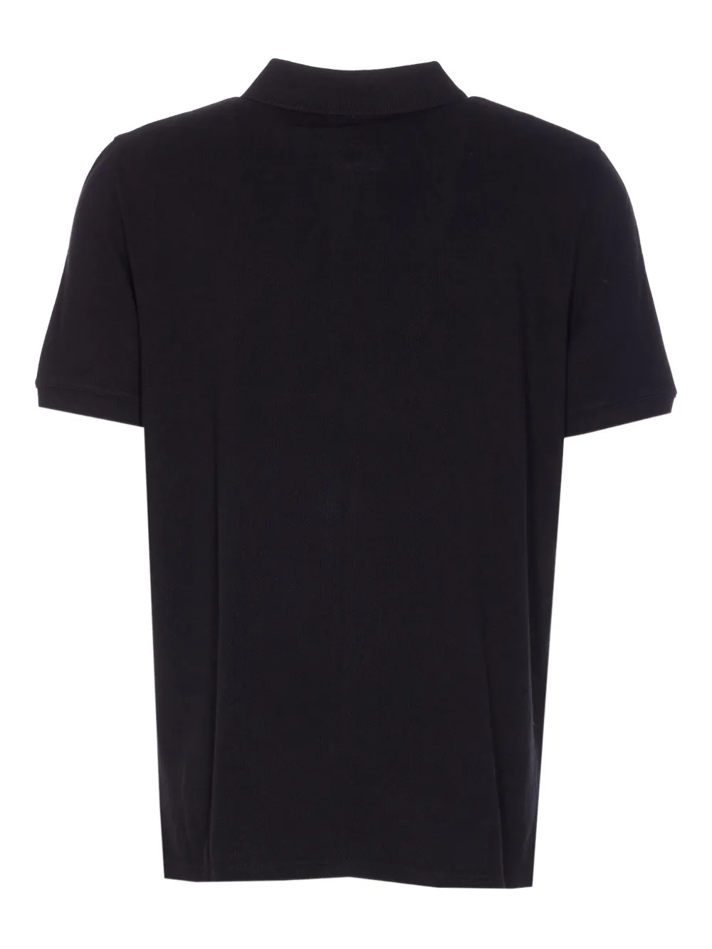 Maison Kitsuné embroidered short-sleeve polo shirt - Zwart