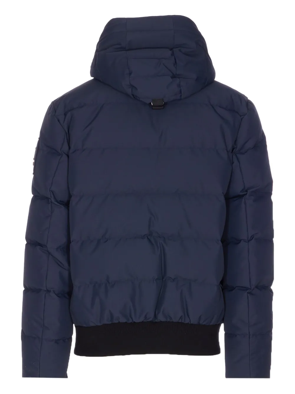 Moose Knuckles Cloud Detachable-hood Shell-down Jacket Navy In Blue
