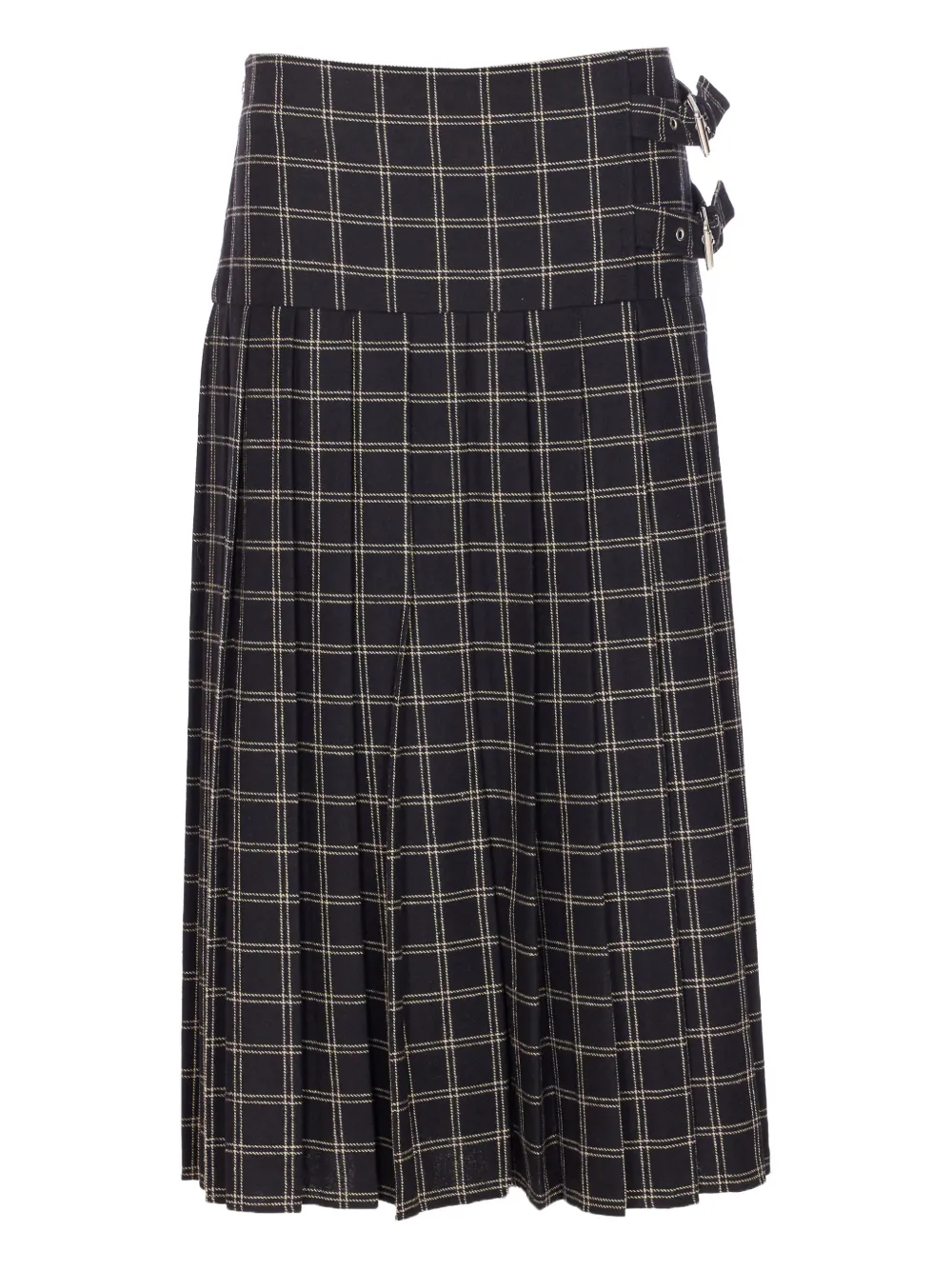 Aniye By pleated buckle skirt | Black | Image 1