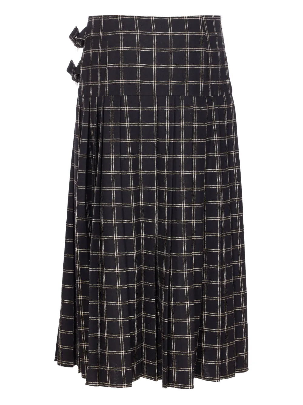 Aniye By pleated buckle skirt - Zwart