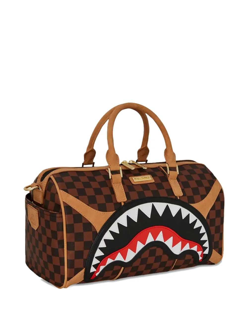 Sprayground Check-shark Holdalls In Brown