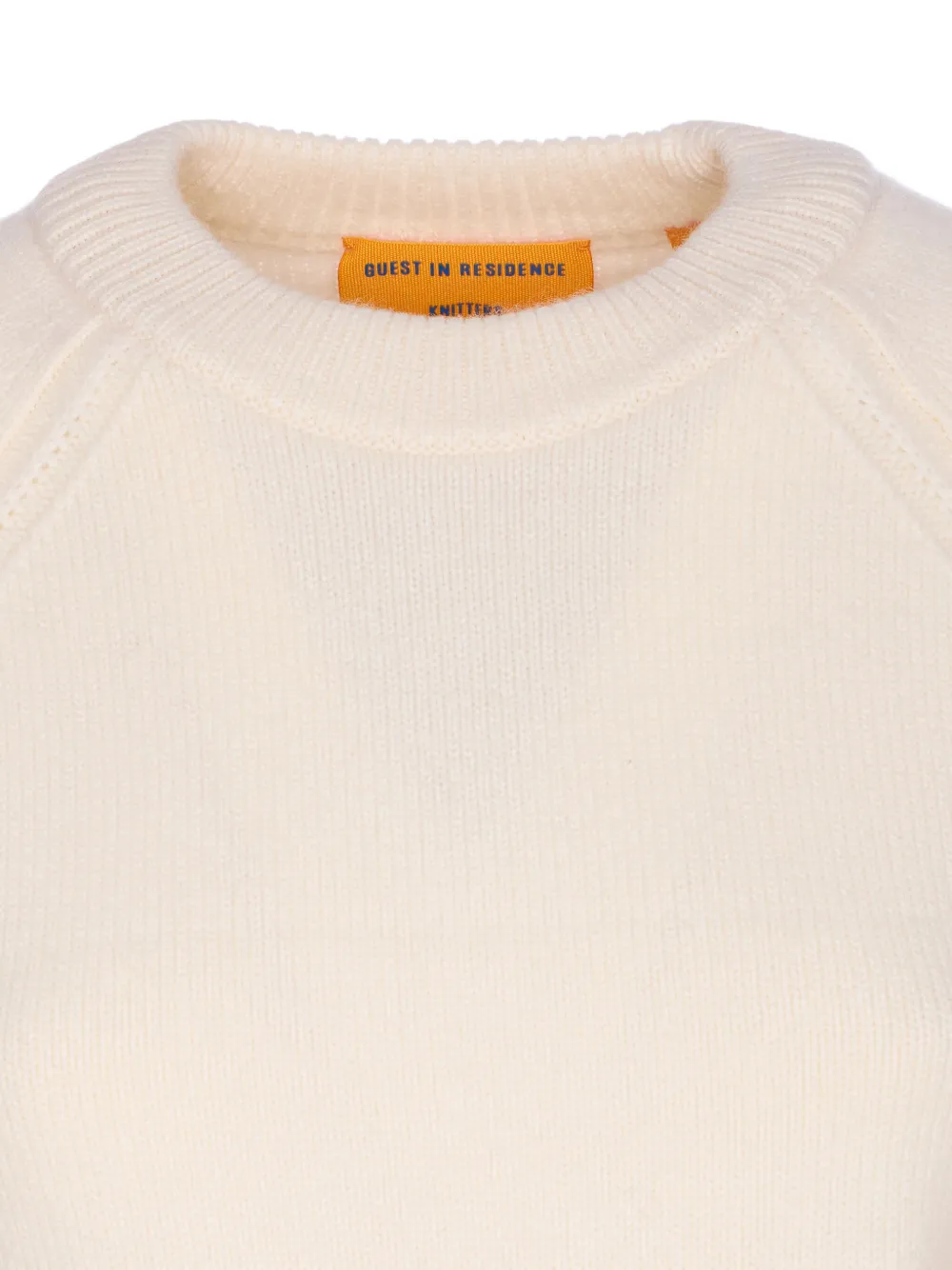 Guest In Residence Raglan-sleeve Cashmere Top In Neutral