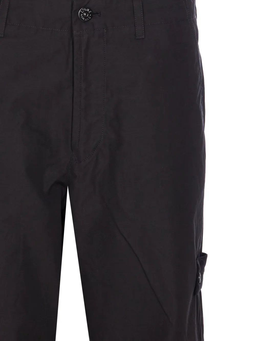 Stone Island Cargo broek met opgestikte zak Zwart
