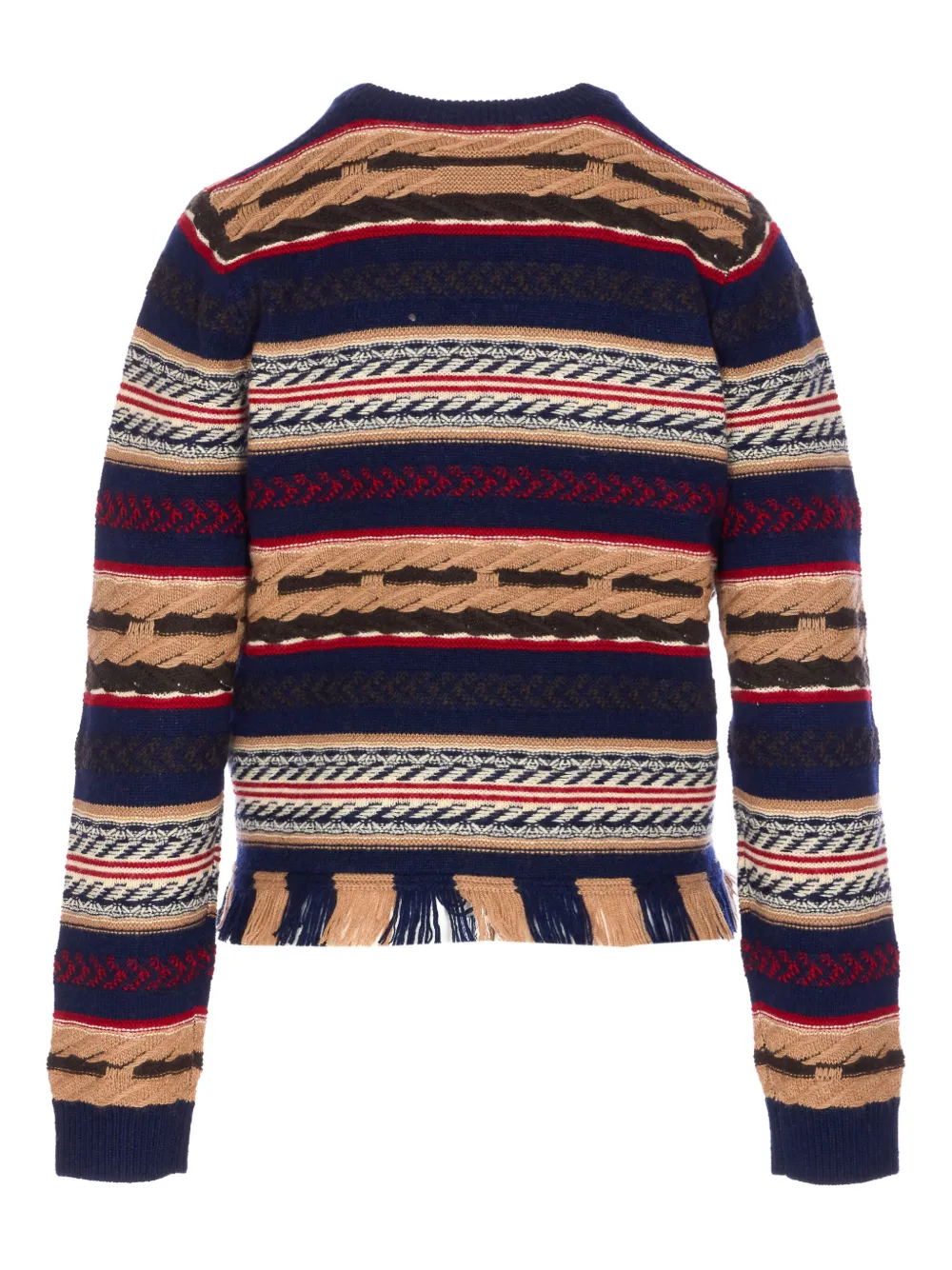 Guest In Residence striped fringed sweater | Knitted Sweaters | Image 2