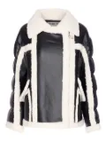 Essentiel Antwerp faux-shearling panelled jacket - Black