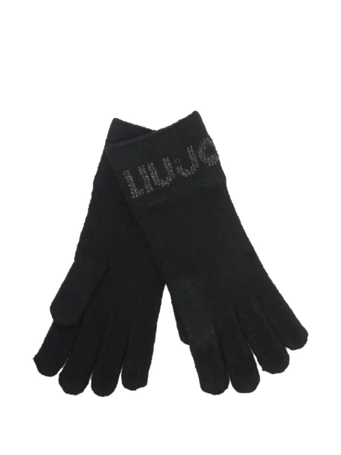LIU JO logo-detail gloves