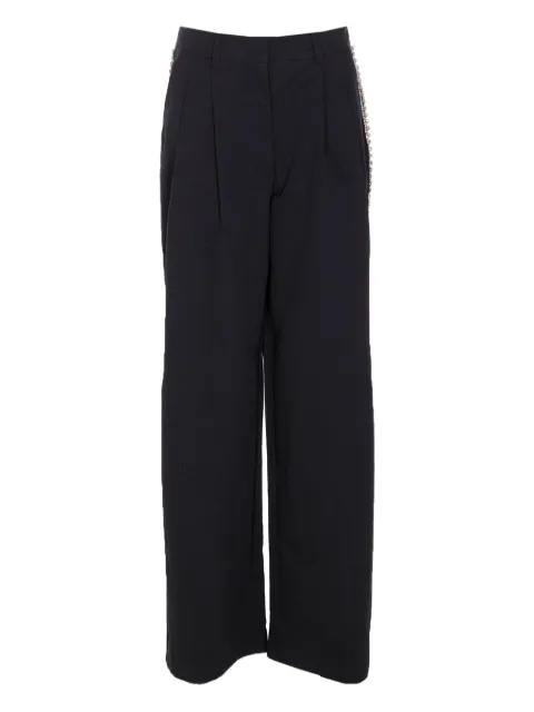 Essentiel Antwerp crystal-embellished high-waisted trousers