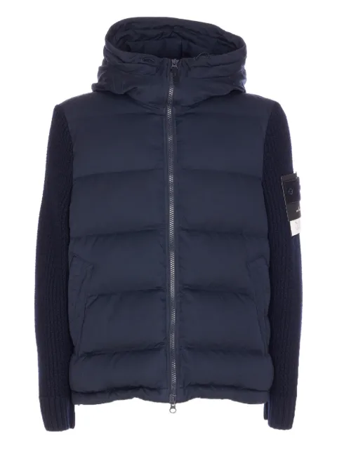 Stone Island logo-patch padded jacket