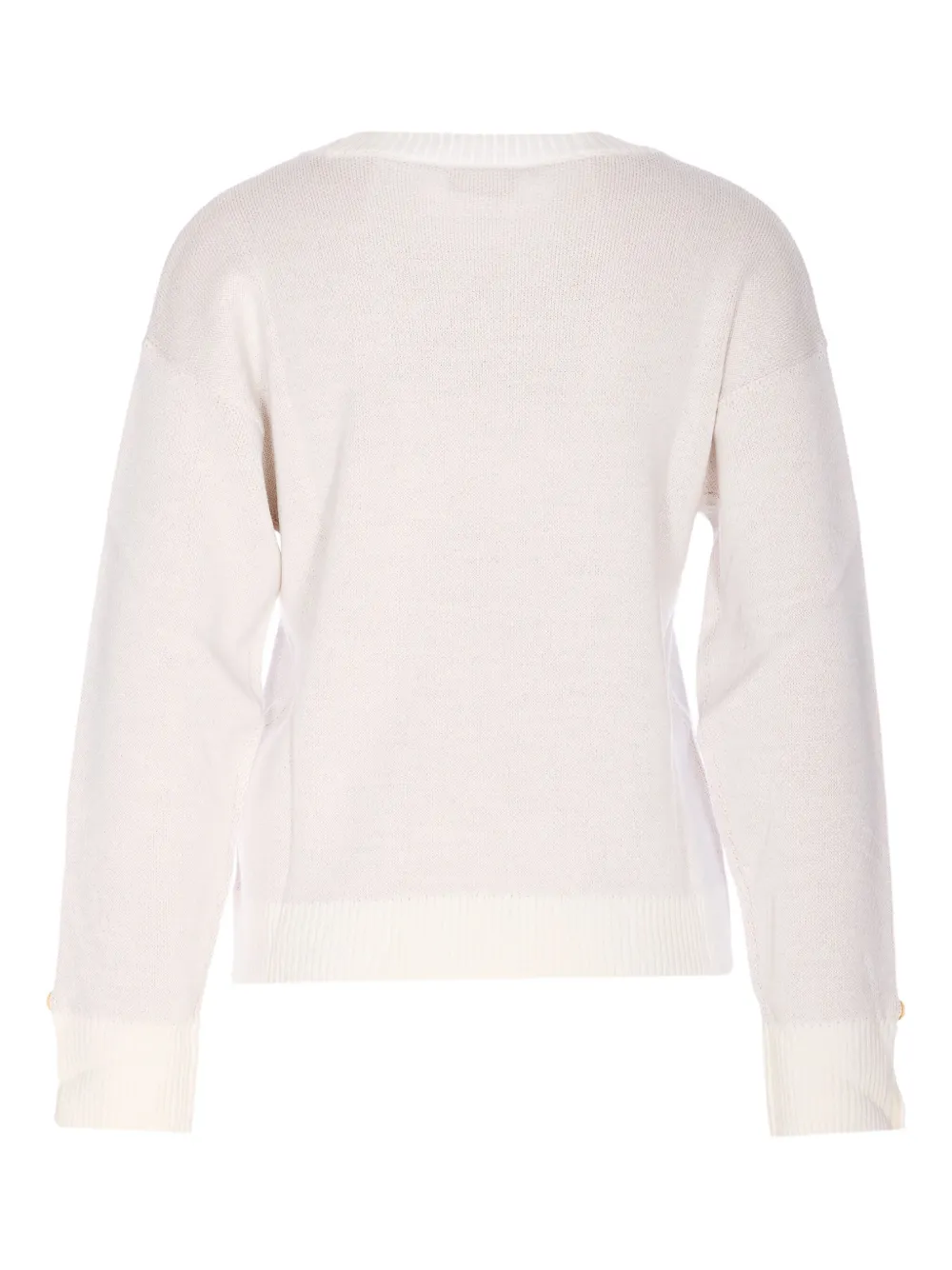 Liu •jo Pearl-embellished Graphic Top In White