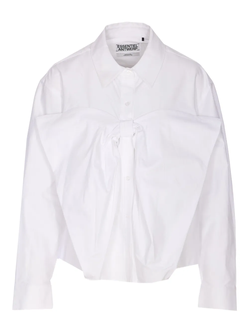 Essentiel Antwerp camisa con moño | blanco | Image 1
