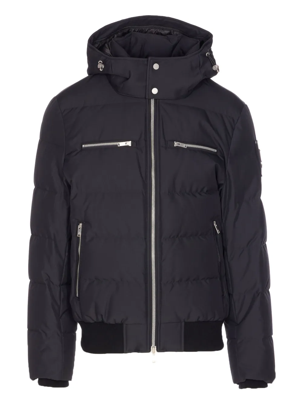 Moose Knuckles Quilted Jacket In Black
