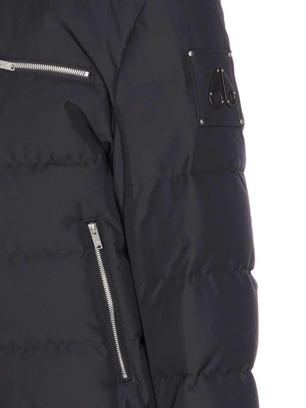 Moose Knuckles Quilted Jacket In Black